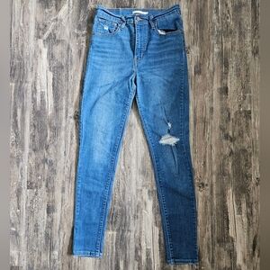 Levi's Mile High Super Skinny Denim Jeans, Size 29 X 30